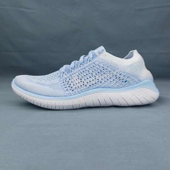 Nike Free RN Flyknit 2018 Womens Running Blue 942839 402 Sizes 6-10.5 NO BOX TOP - Picture 6 of 9